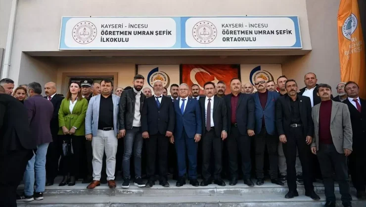 Kayseri’de Yeni Okul Açılışı Gerçekleşti